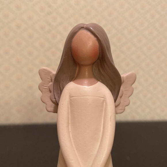 You Are A Great Teacher Figurine B. Lloyd 2020 Angel w/ basket of Apples 🍎 😇 - Picture 3 of 8